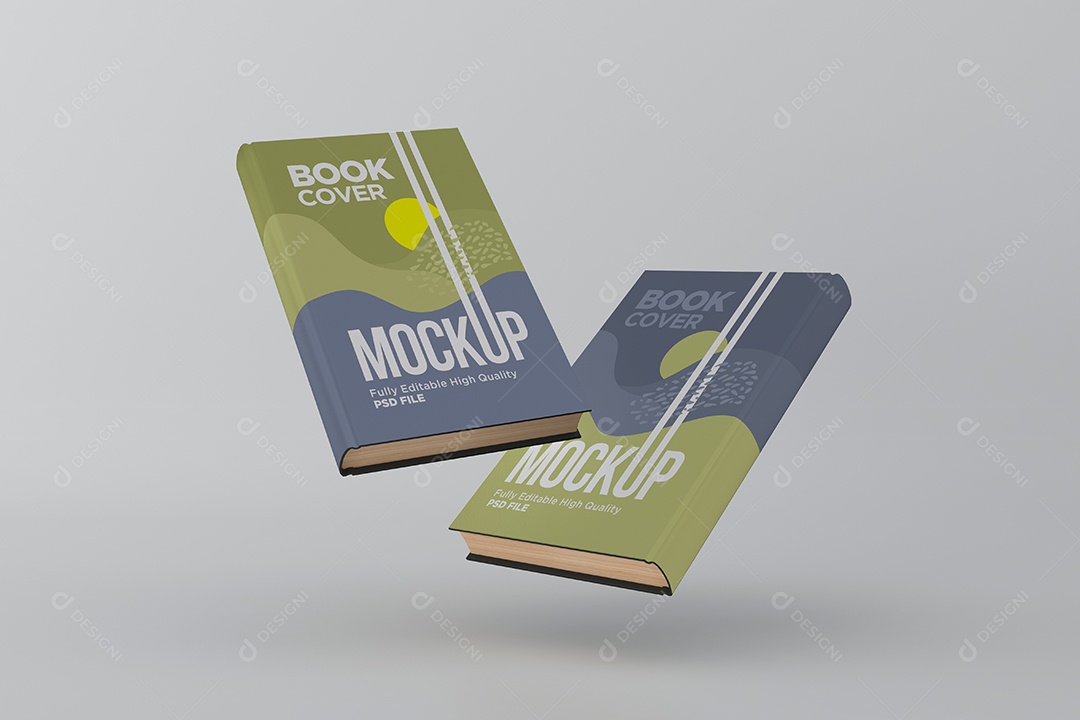 Mockup de Livros PSD Editável
