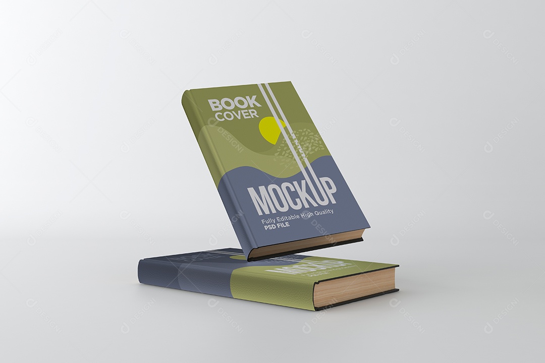 Mockup de Livros PSD Editável