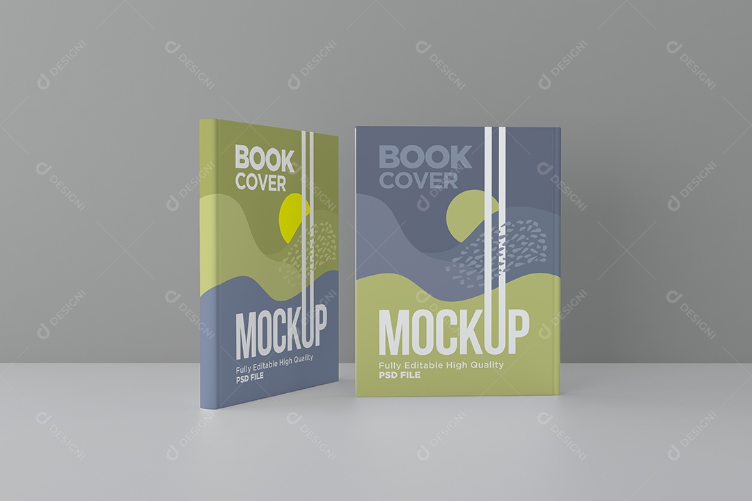Mockup de Livros PSD Editável