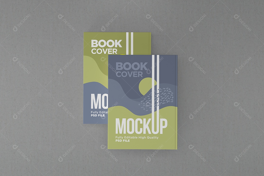 Mockup de Livros PSD Editável