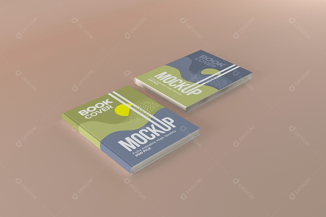 Mockup de Livros PSD Editável