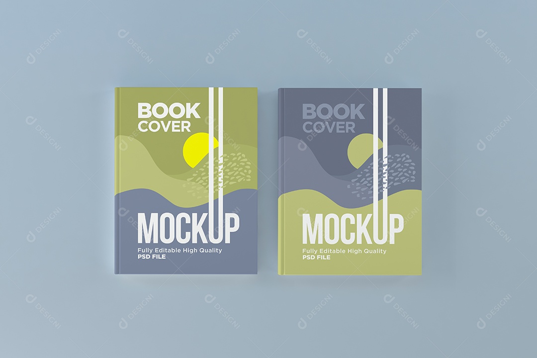 Mockup de Livros PSD Editável
