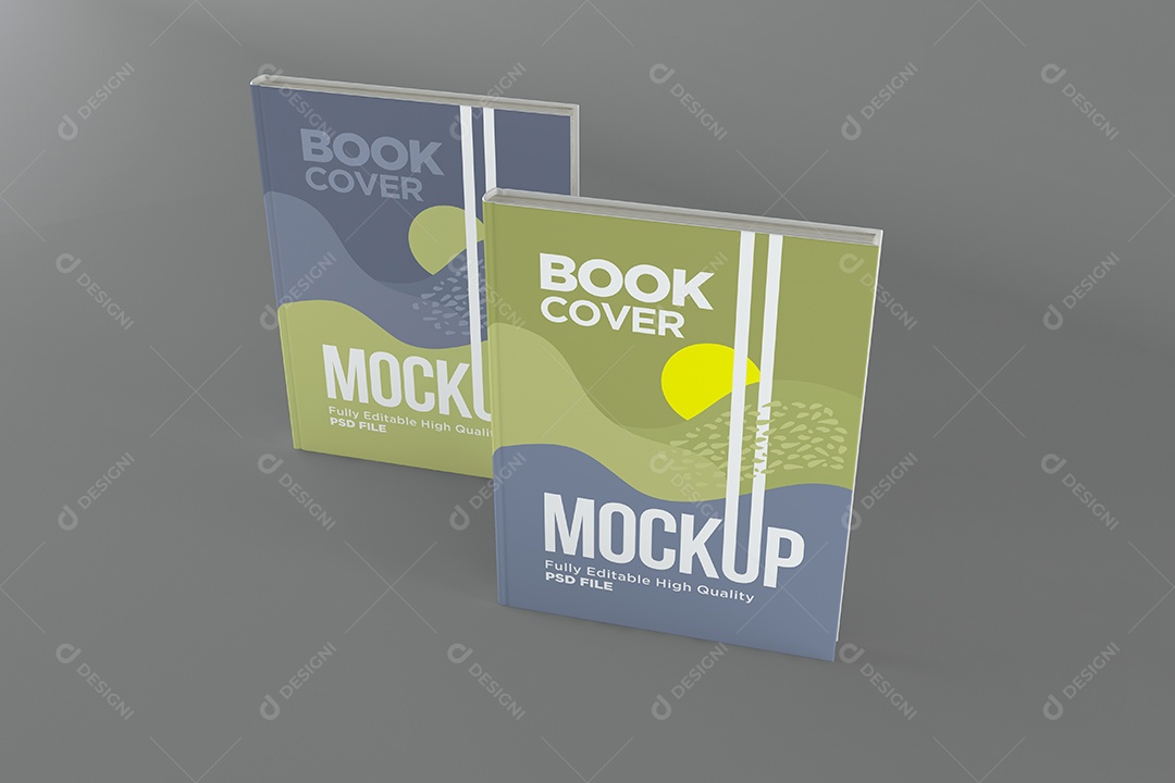 Mockup de Livros PSD Editável