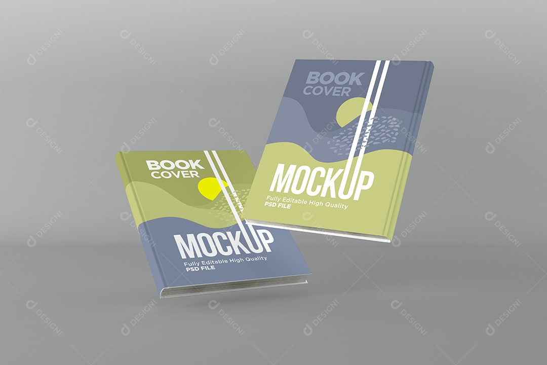 Mockup de Livros PSD Editável