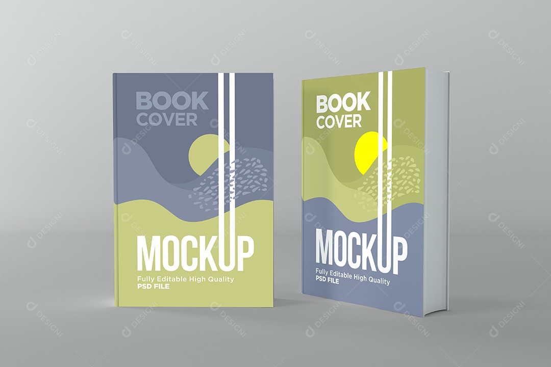 Mockup de Livros PSD Editável