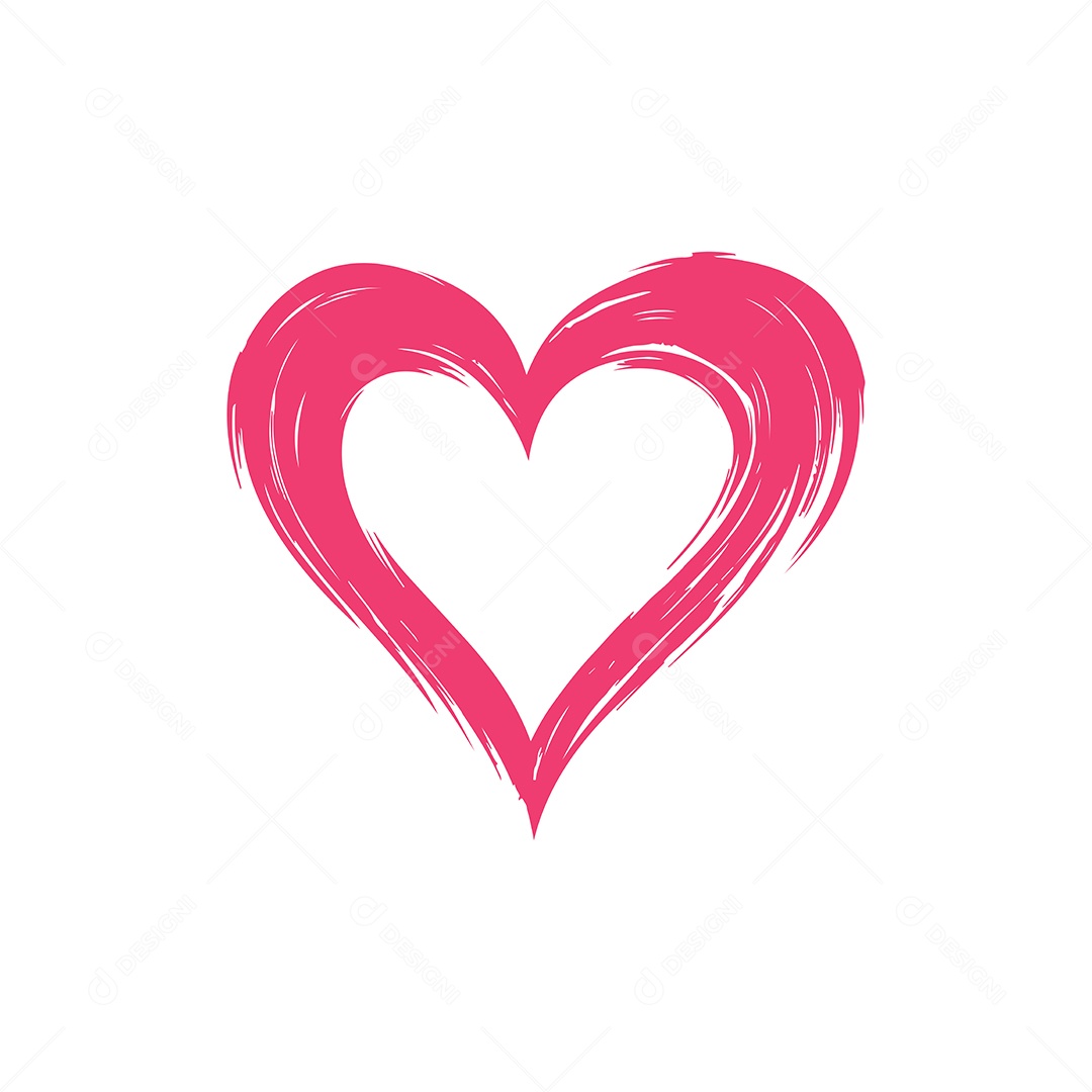 Ícone de Coração Ilustração Vetor EPS