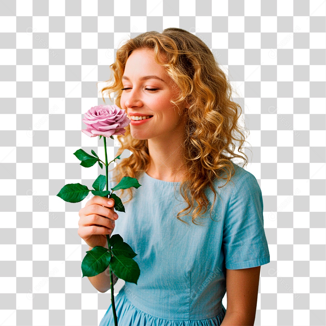 Mulher Sorrindo PNG Transparente