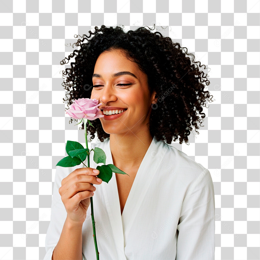 Mulher Sorrindo PNG Transparente