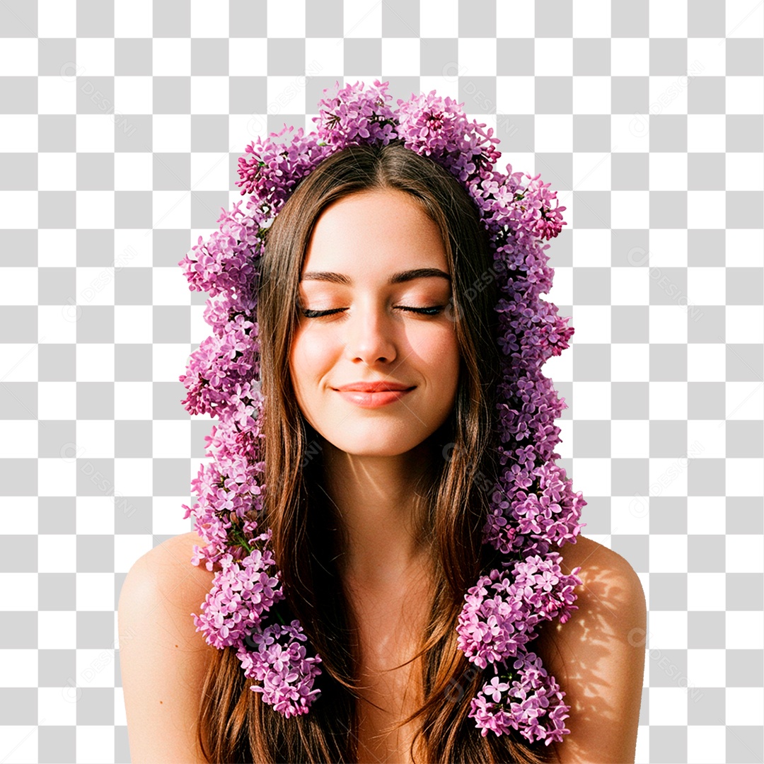 Mulher Sorrindo PNG Transparente