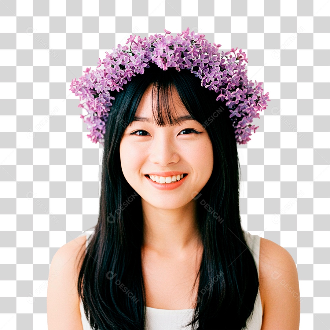 Mulher Sorrindo PNG Transparente