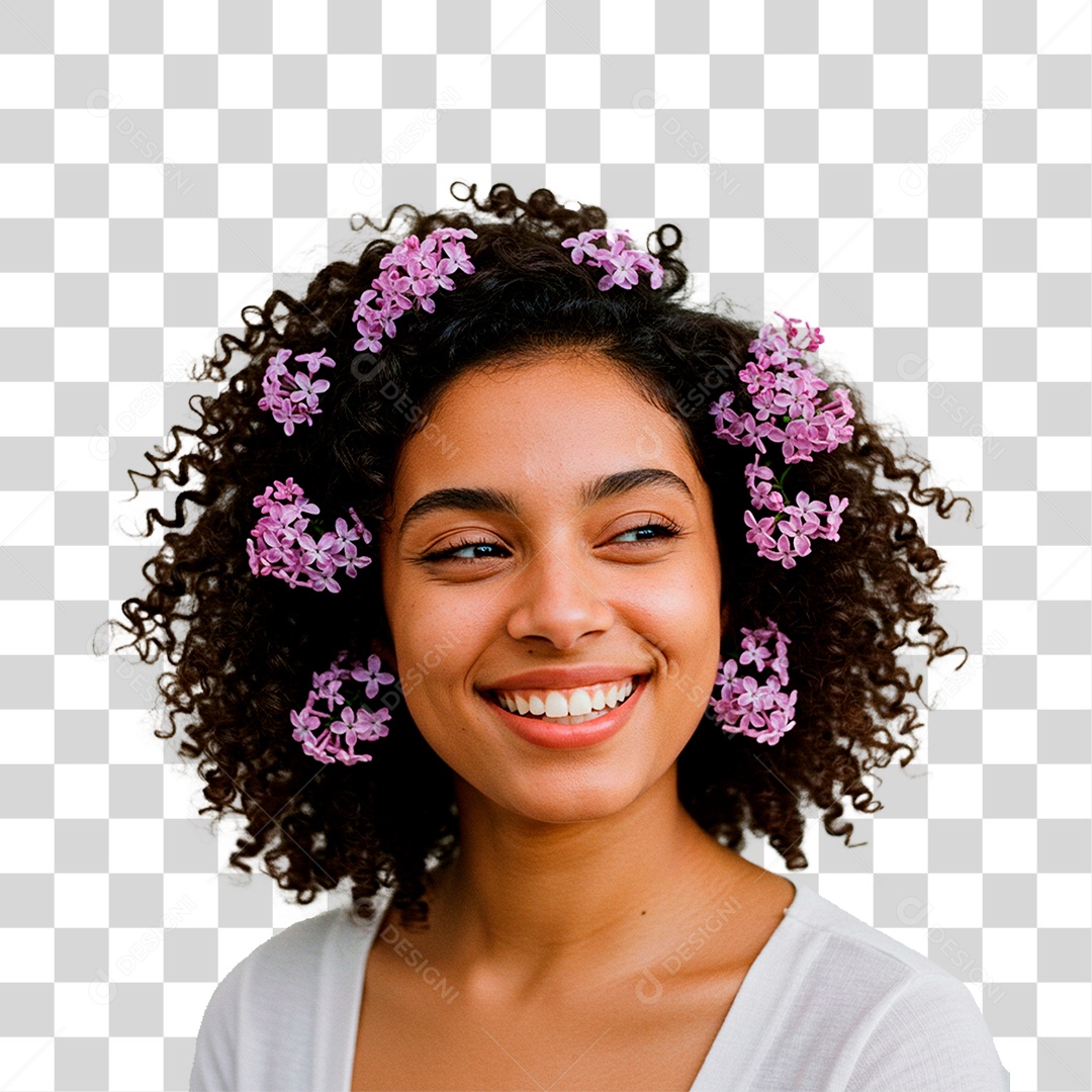 Mulher Sorrindo PNG Transparente