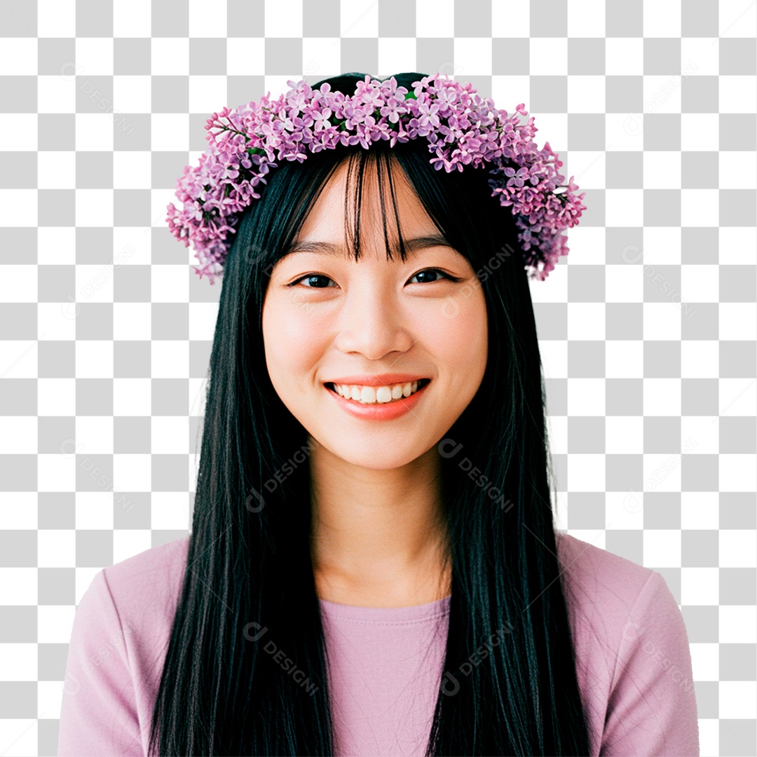 Mulher Sorrindo PNG Transparente