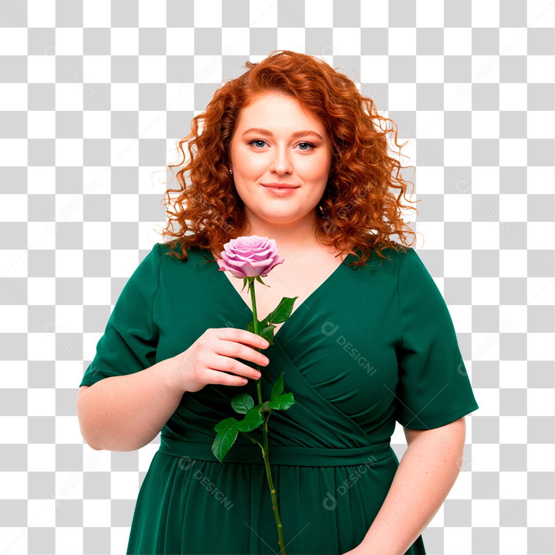 Mulher Sorrindo PNG Transparente