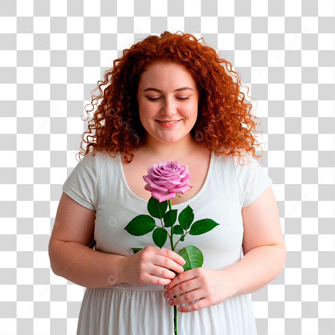 Mulher Sorrindo PNG Transparente