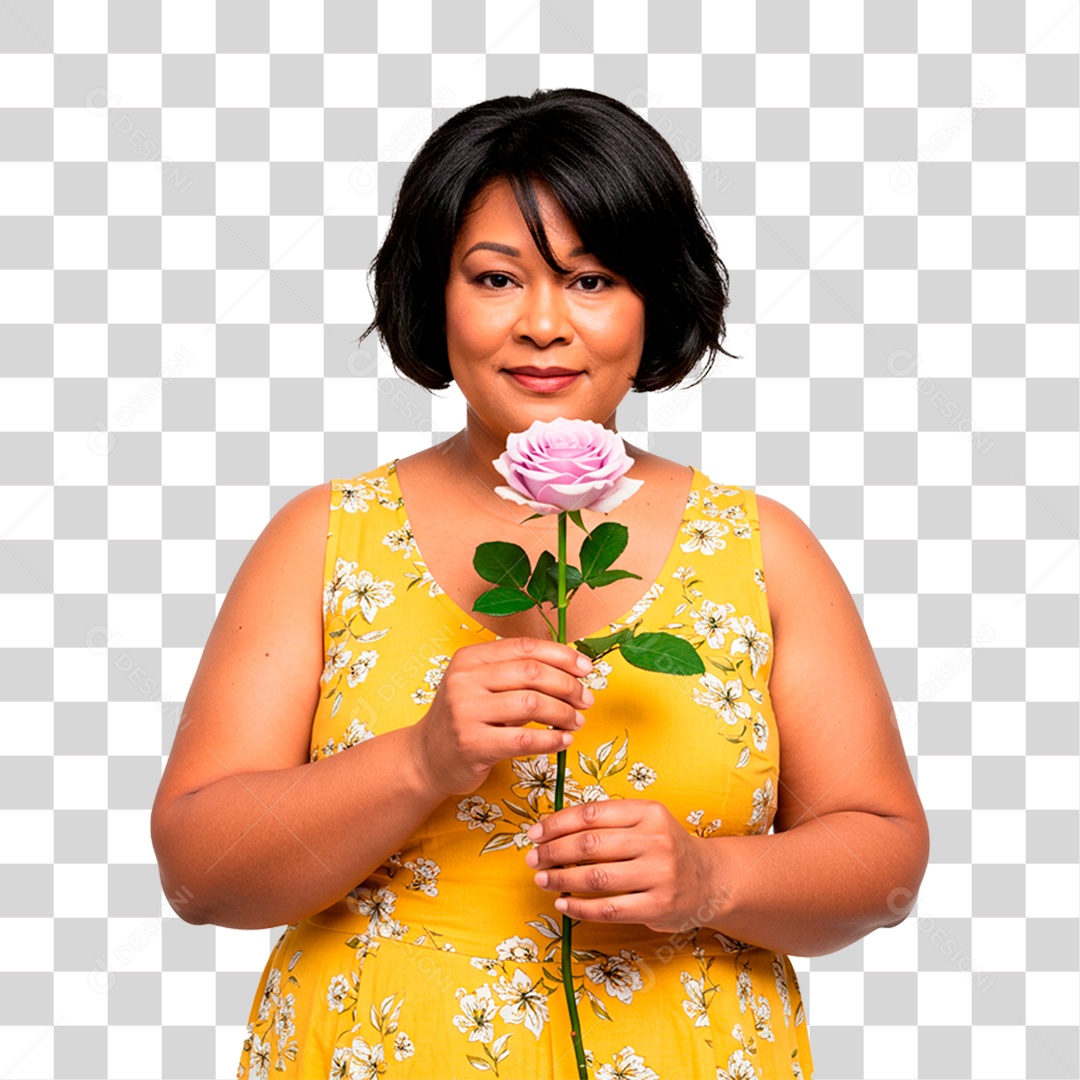 Mulher Sorrindo PNG Transparente