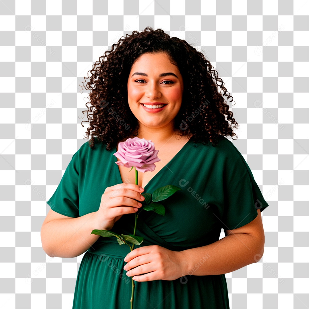 Mulher Sorrindo PNG Transparente