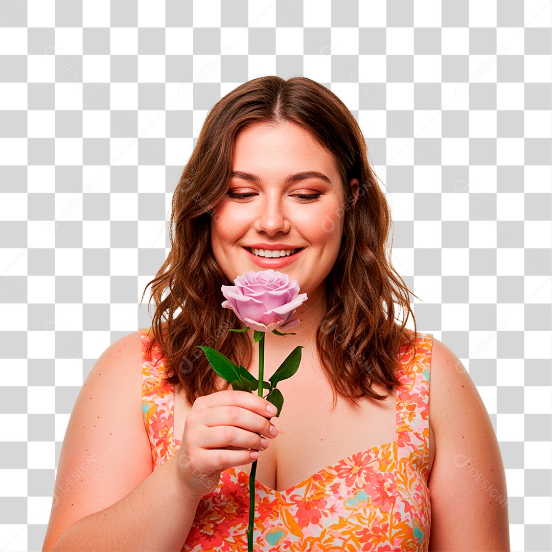 Mulher Sorrindo PNG Transparente