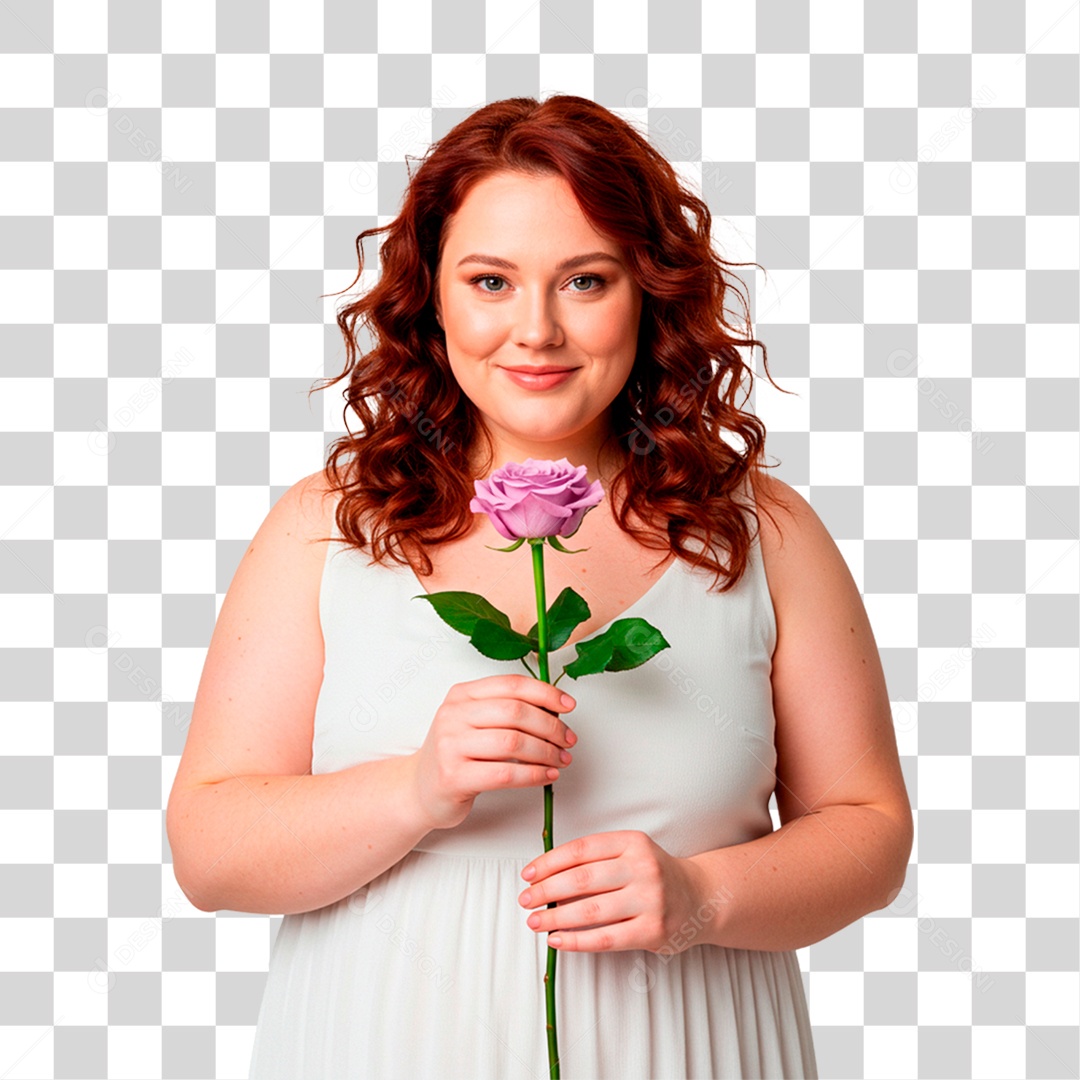 Mulher Sorrindo PNG Transparente