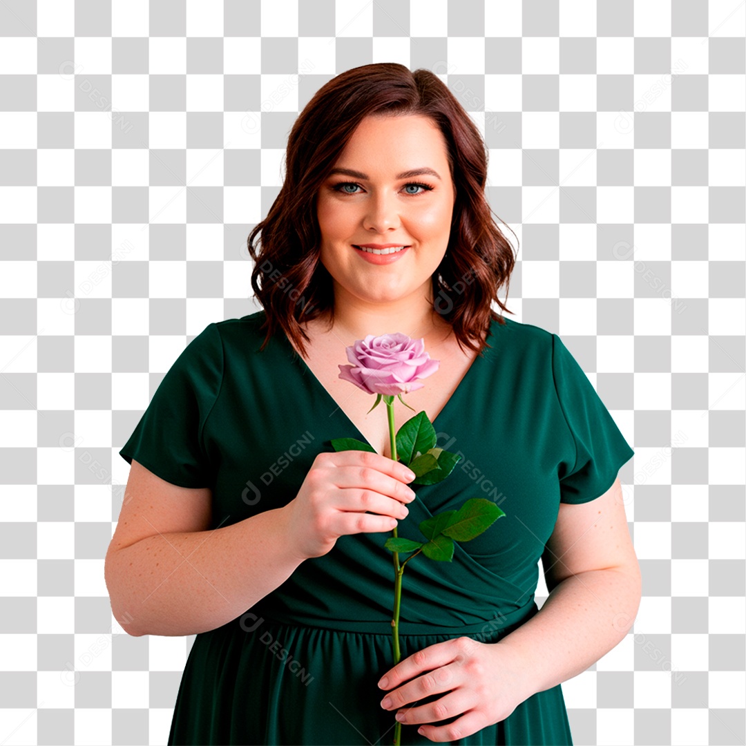 Mulher Sorrindo PNG Transparente