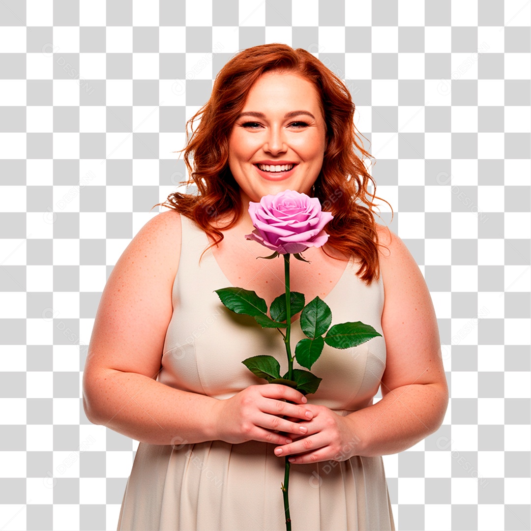 Mulher Sorrindo PNG Transparente