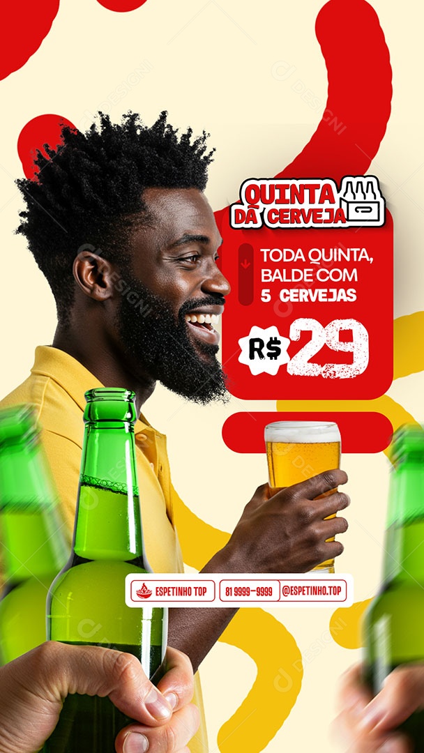 Story Bar e Espetinho Promoção Carnaval Social Media PSD Editável