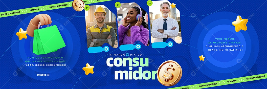 Carrossel Dia Do Consumidor 15 De Março Social Media PSD Editável