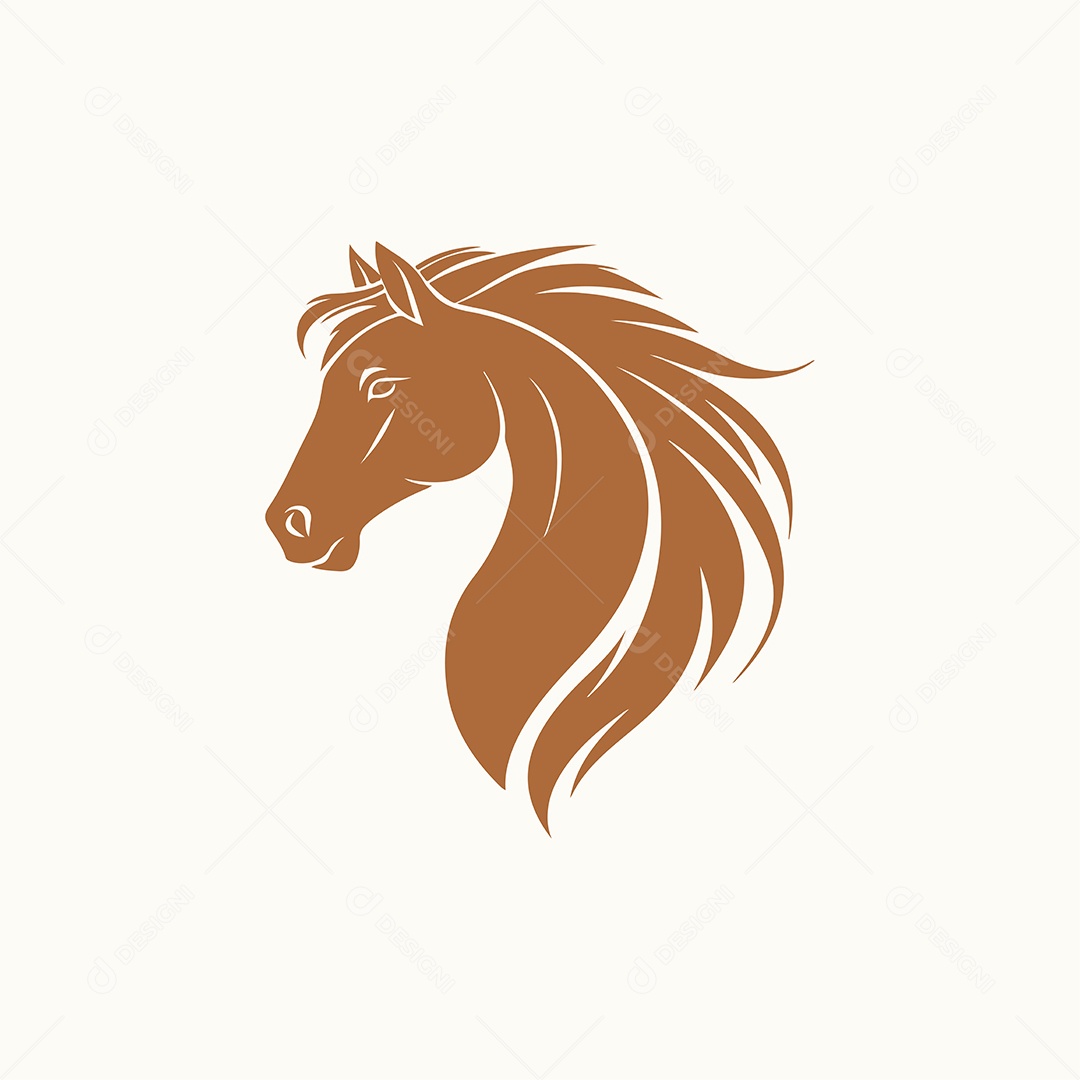 Ícone de Cavalo Ilustração Vetor EPS