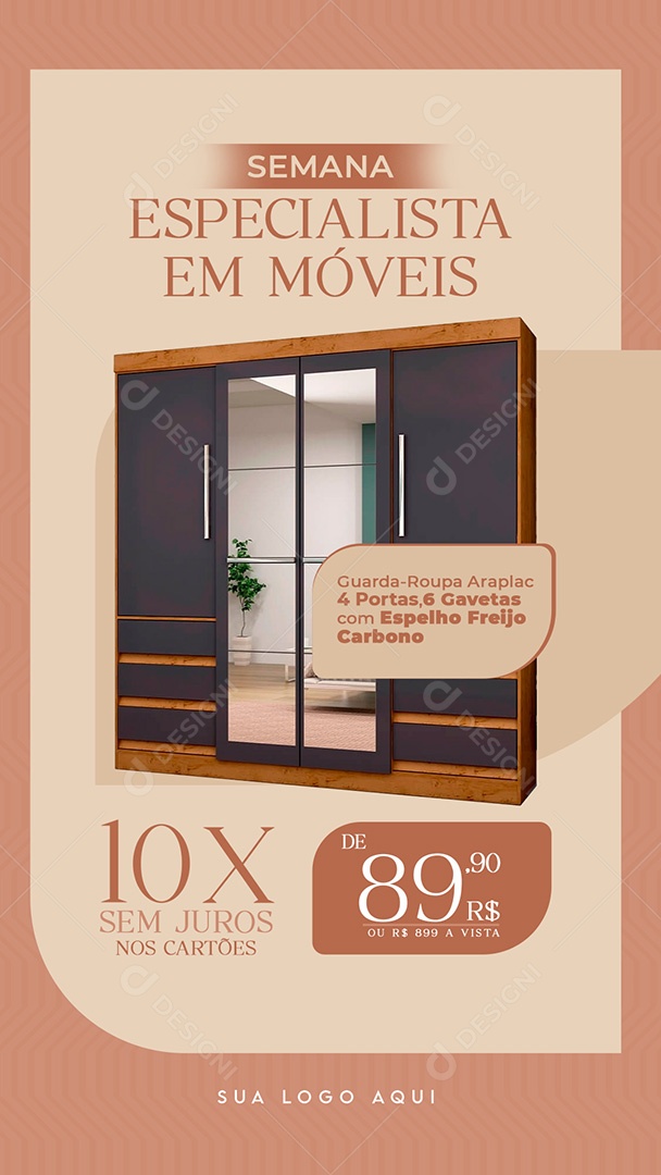 Loja de Movéis Especialista Em Movéis Social Media PSD Editável