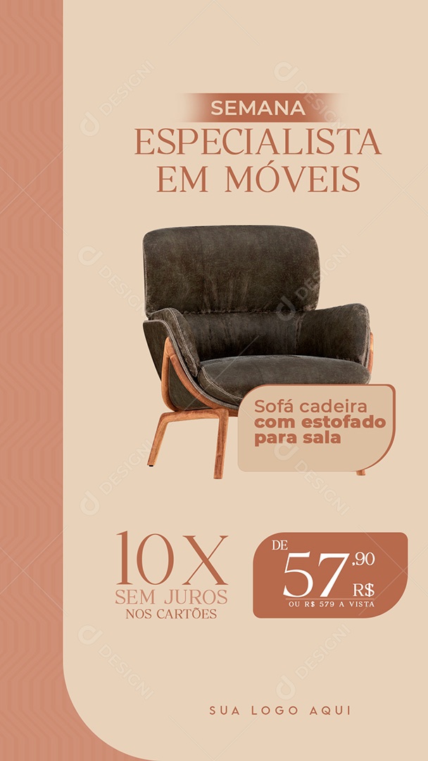 Story Loja de Móveis Especialista Em Movéis Social Media PSD Editável