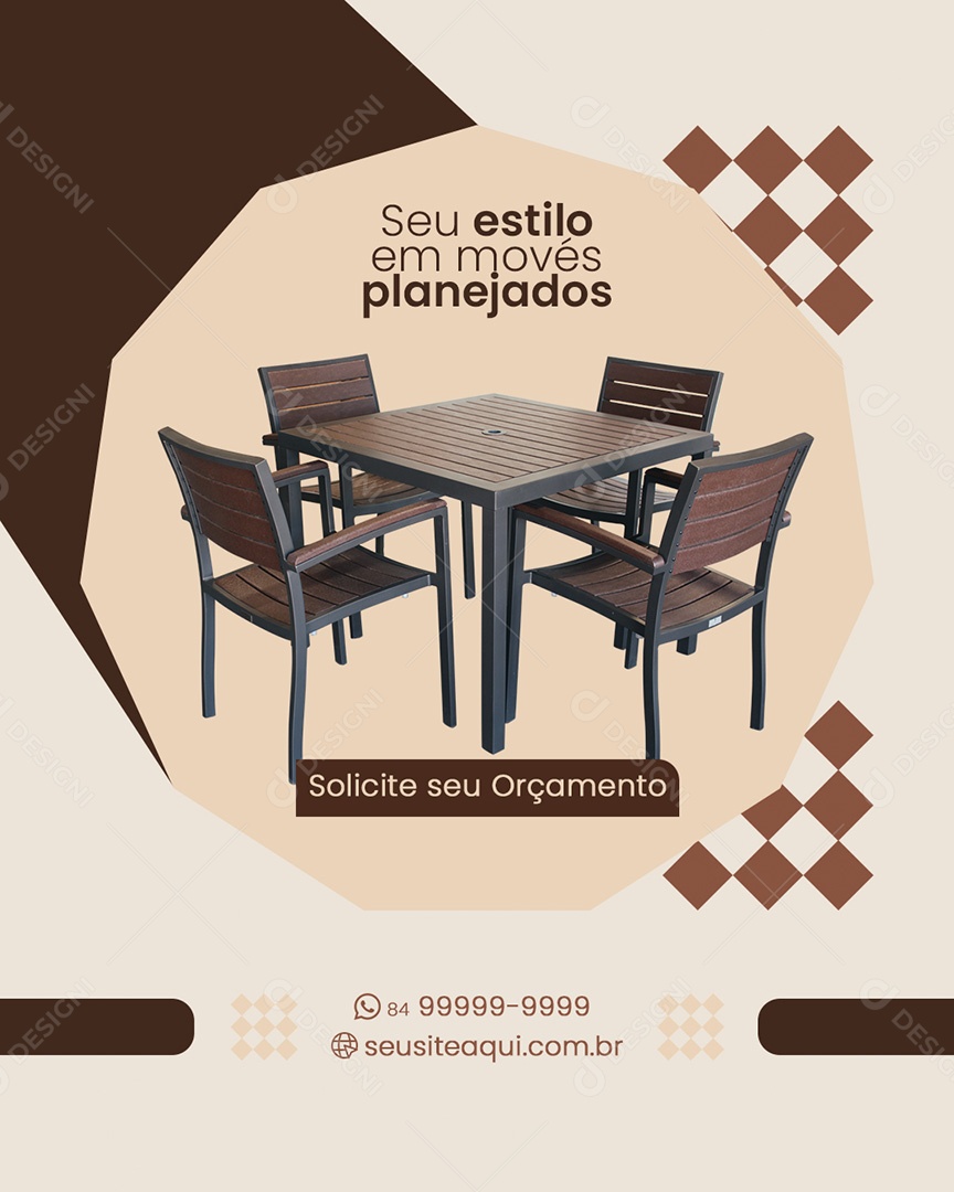 Loja de Móveis Seu Estilo Social Media PSD Editável