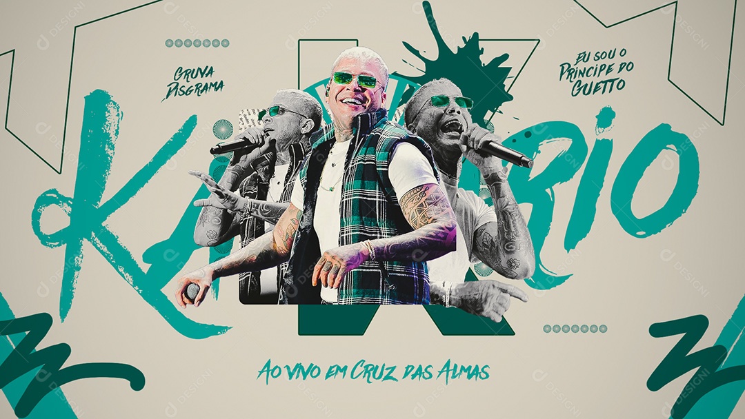 Banner Show Cruz das Almas Social Media PSD Editável