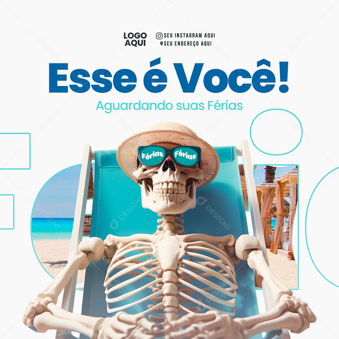Resort Esse é Você Social Media PSD Editável