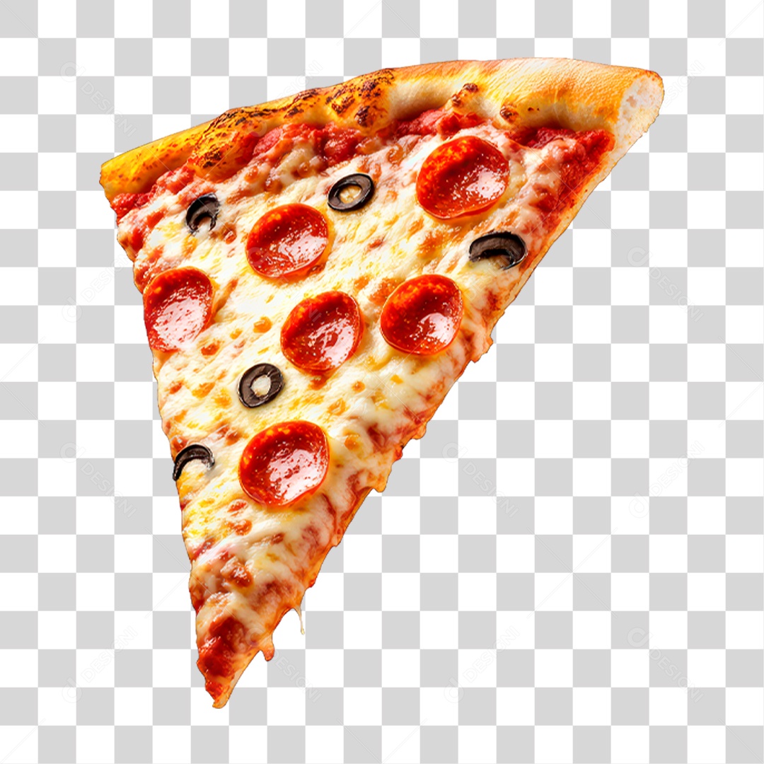 Fatia de Pizza PNG Transparente
