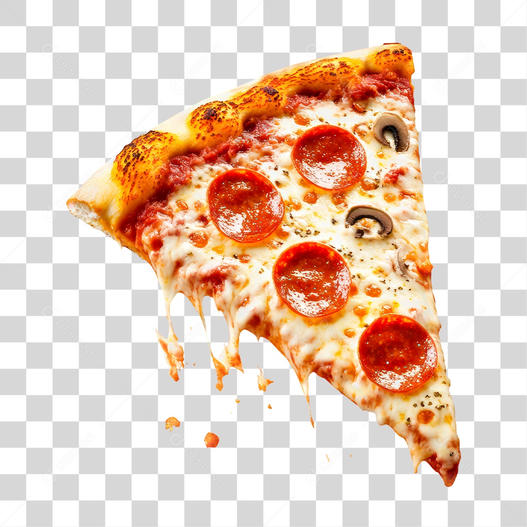 Fatia de Pizza PNG Transparente