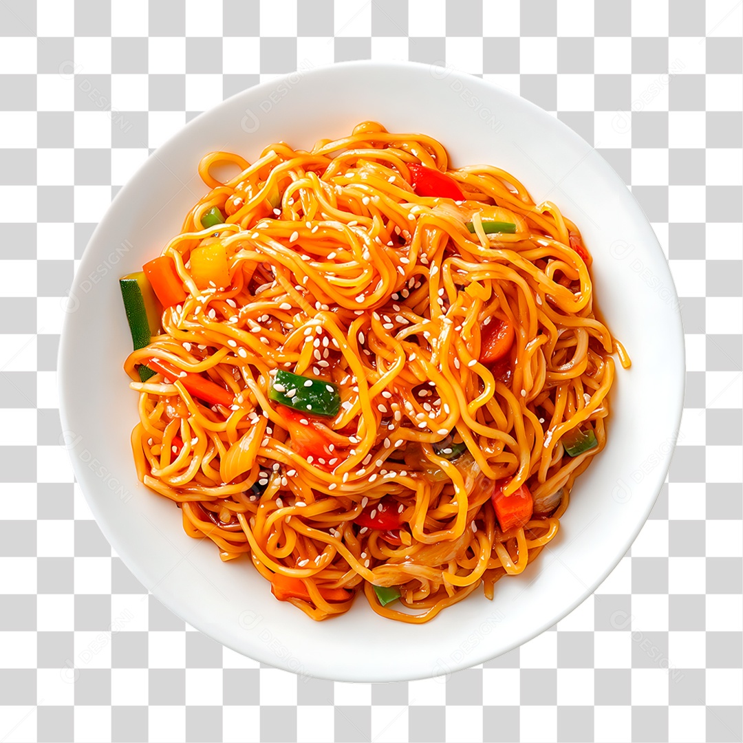 Prato de Macarrão PNG Transparente