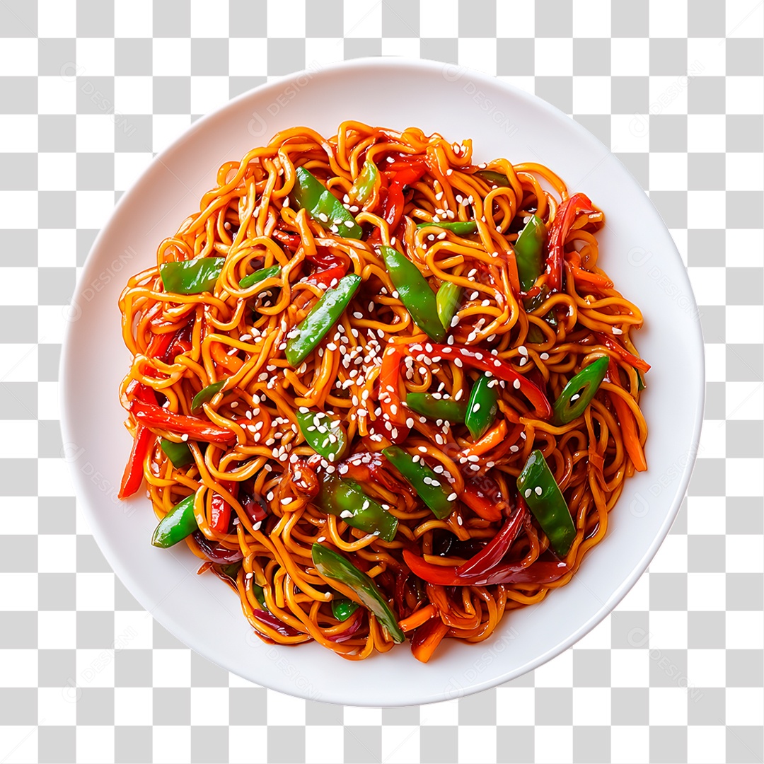 Prato de Macarrão PNG Transparente