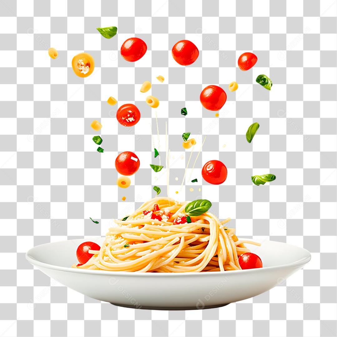 Prato de Macarrão PNG Transparente