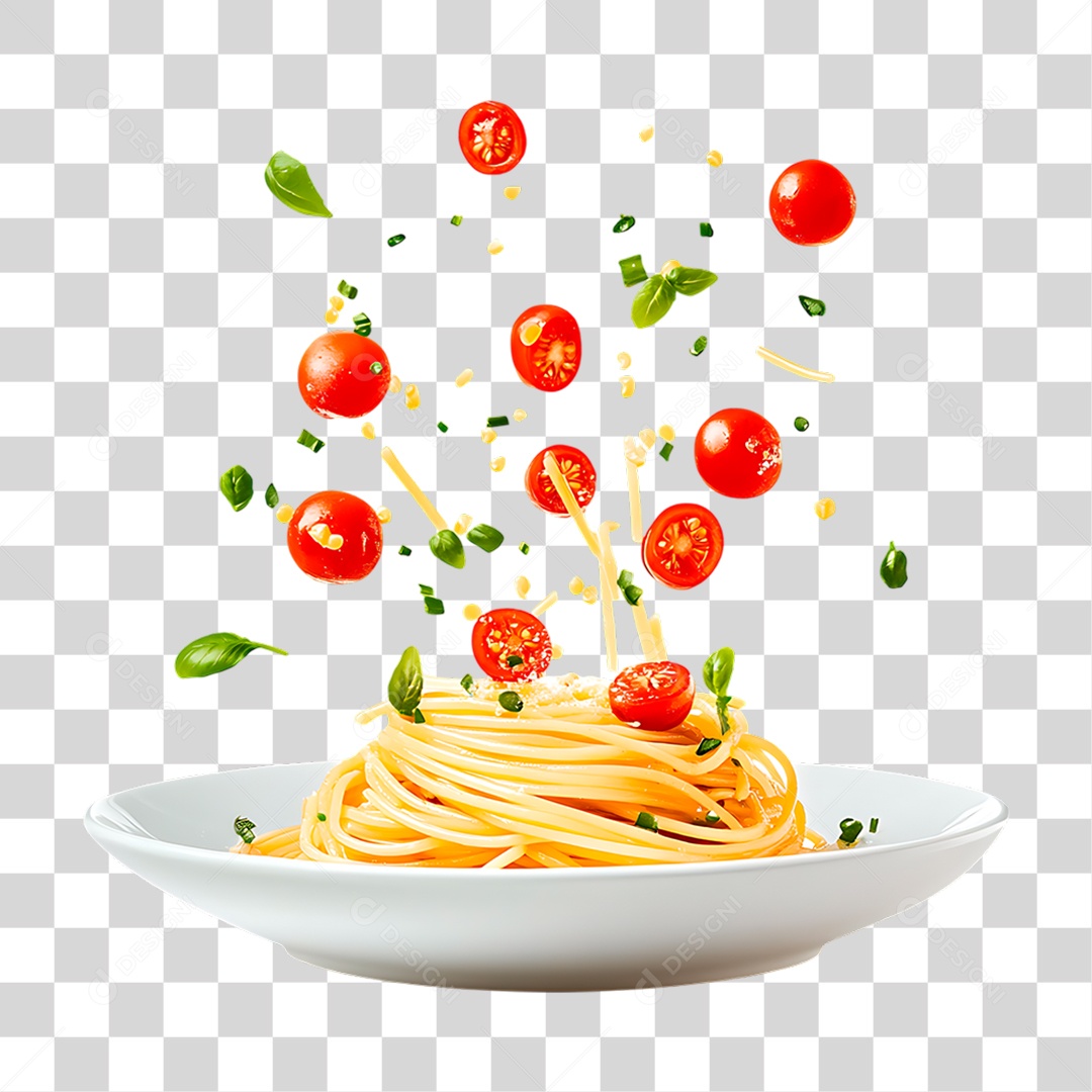 Prato de Macarrão PNG Transparente