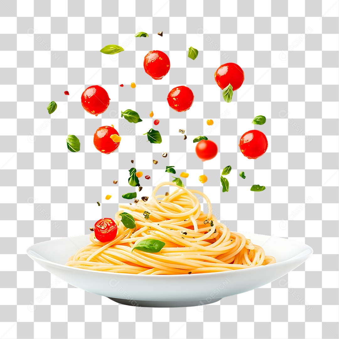 Prato de Macarrão PNG Transparente