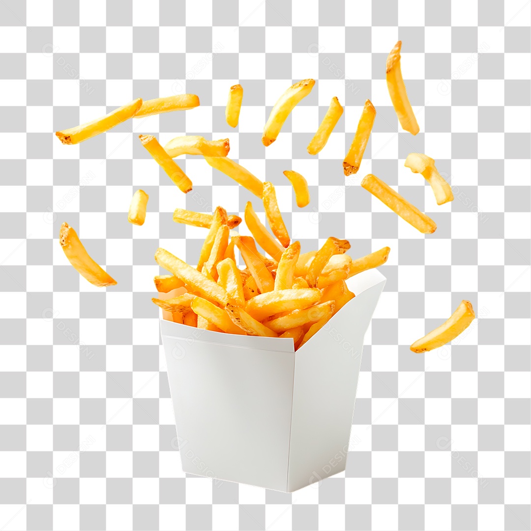 Batata Frita PNG Transparente