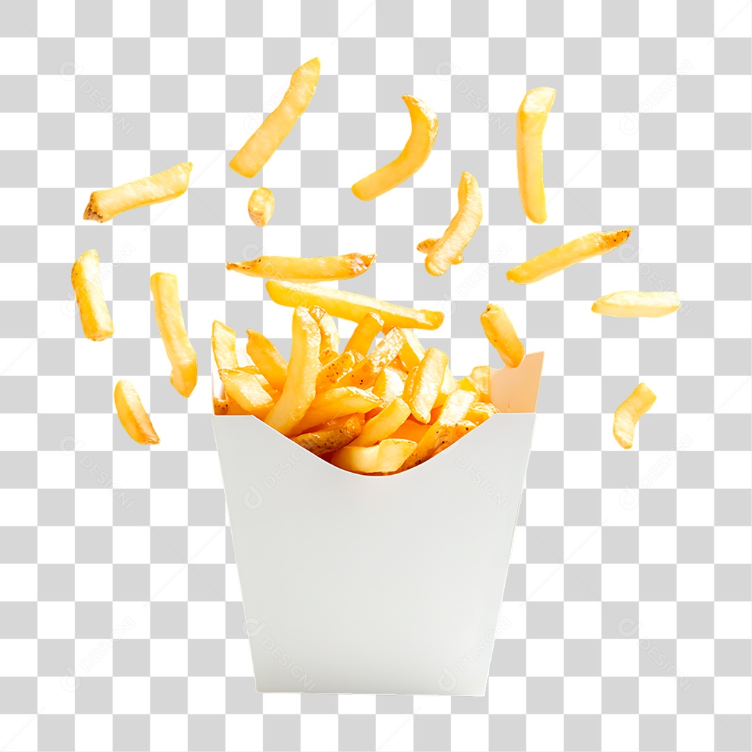 Batata Frita PNG Transparente
