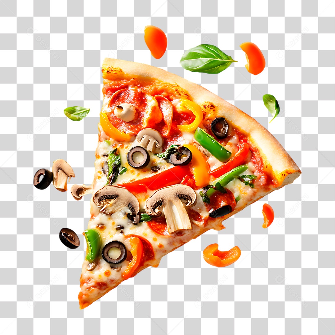 Fatia de Pizza PNG Transparente