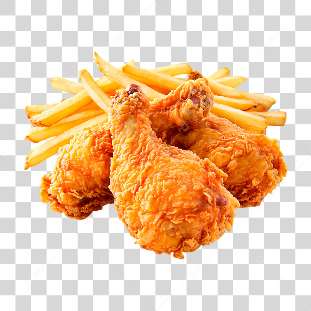 Frango Frito PNG Transparente