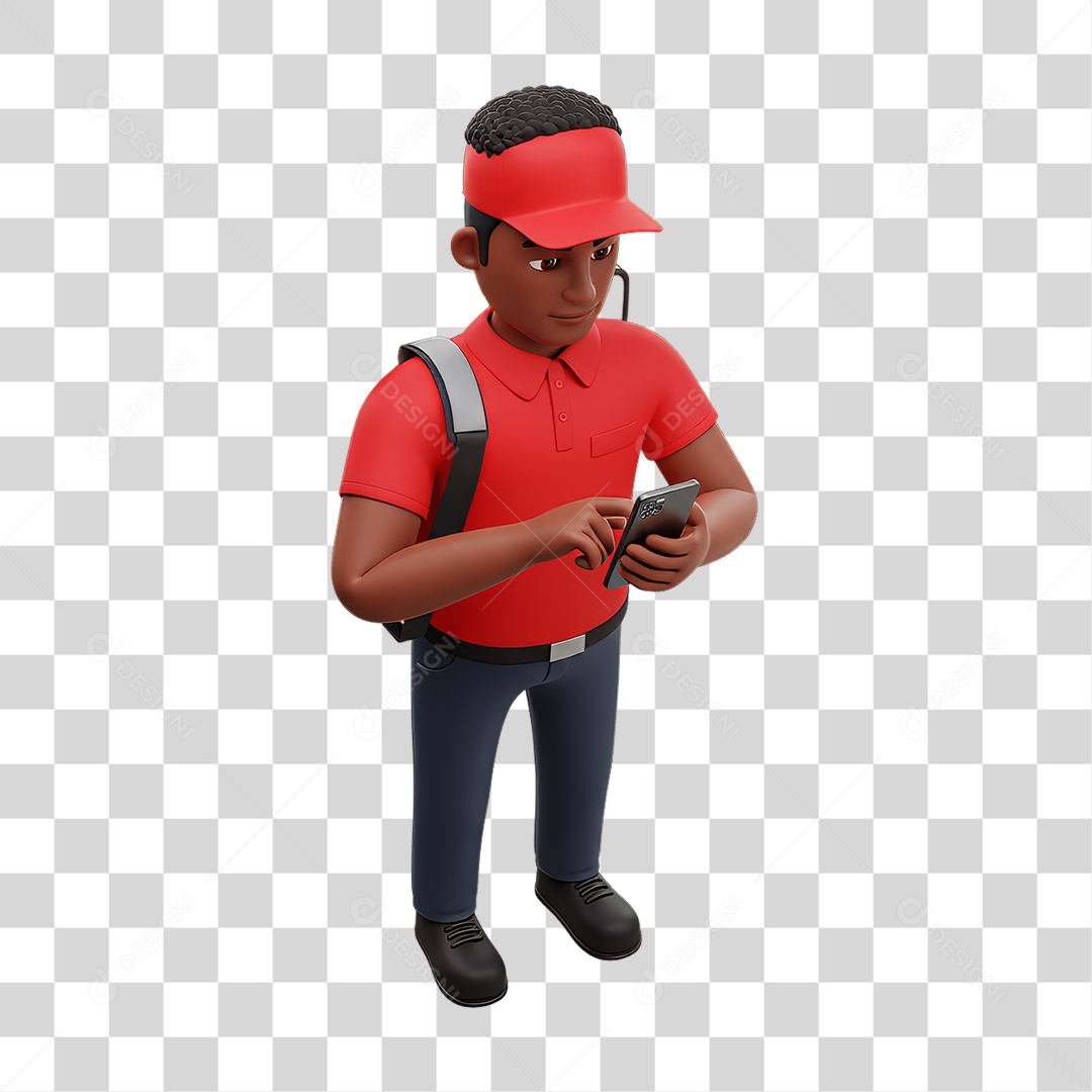 Personagem Trabalhando PNG Transparente