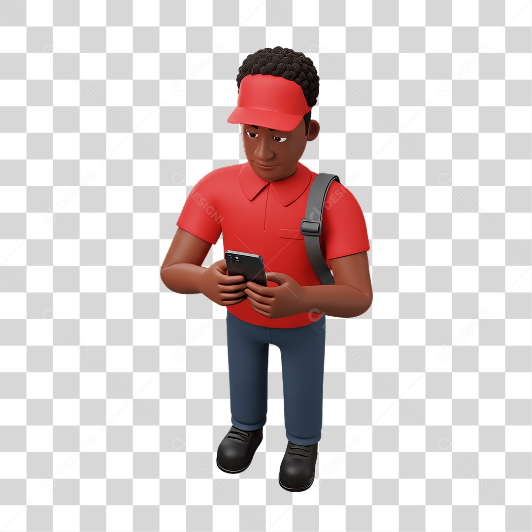 Personagem Trabalhando PNG Transparente