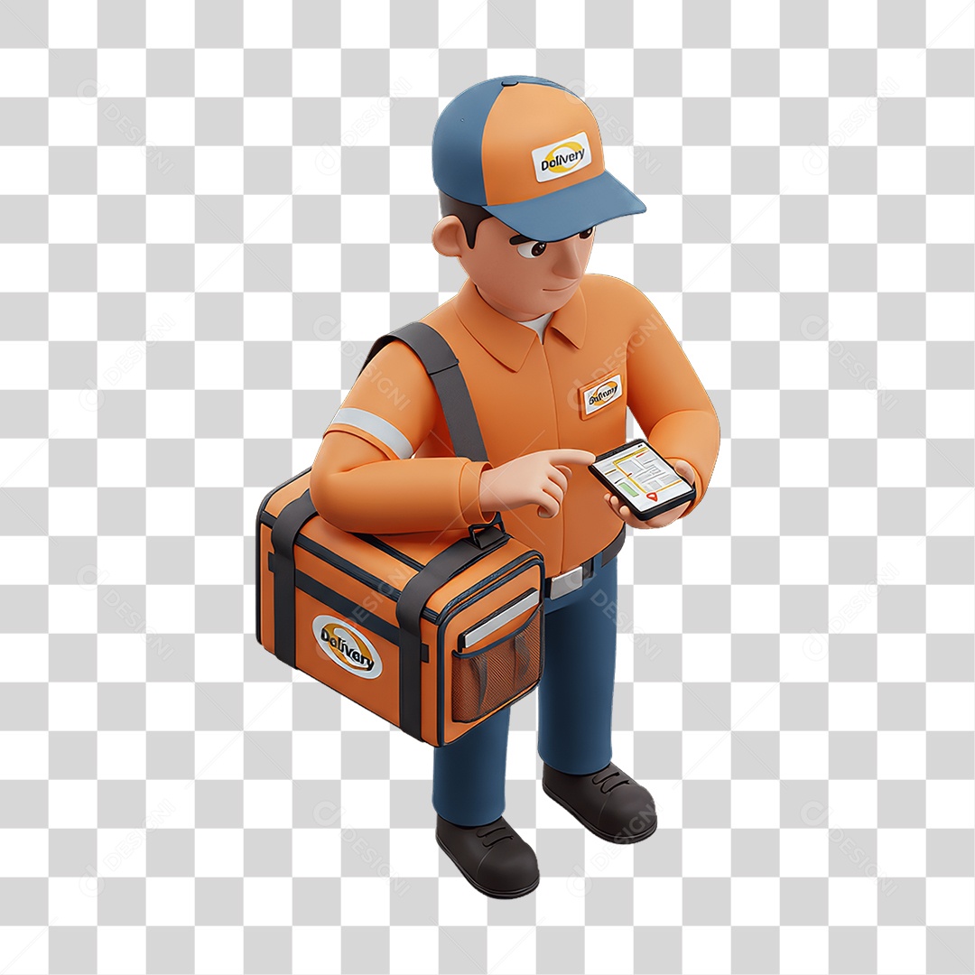 Personagem Trabalhando PNG Transparente