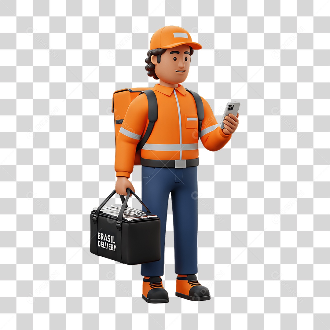 Personagem Trabalhando PNG Transparente