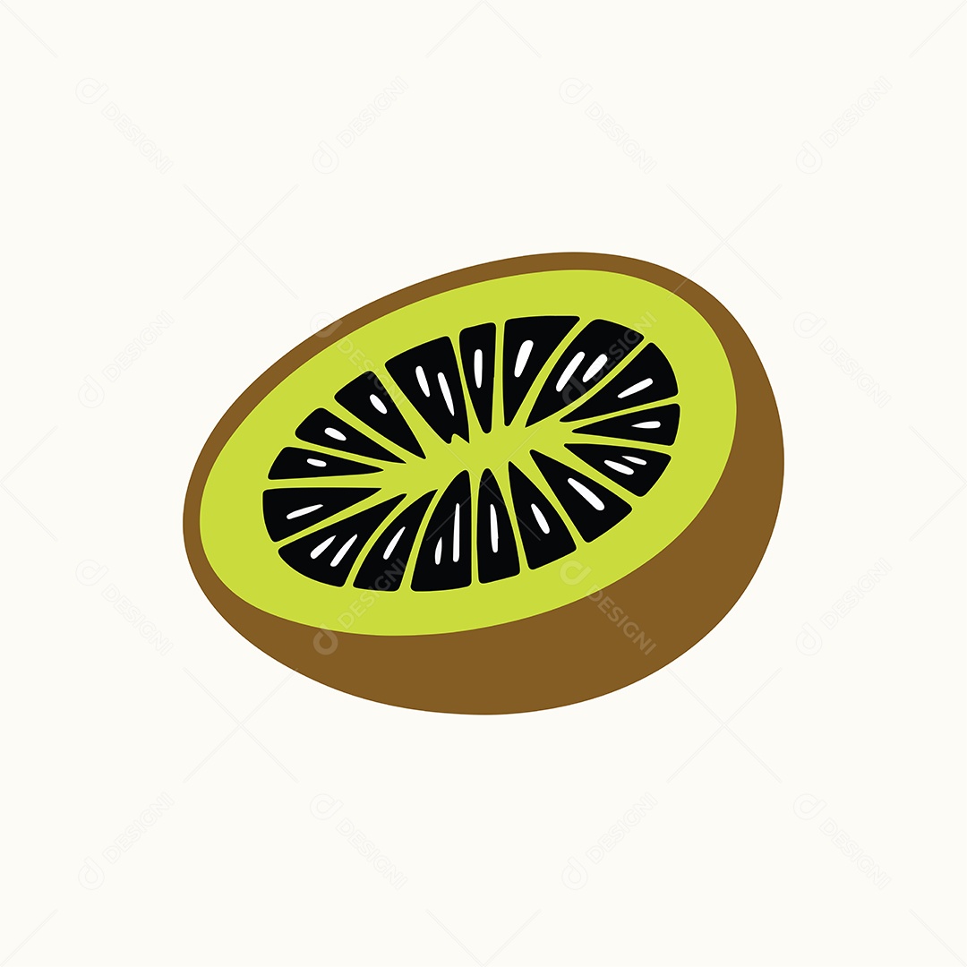 Ícone de Kiwi Ilustração Vetor EPS