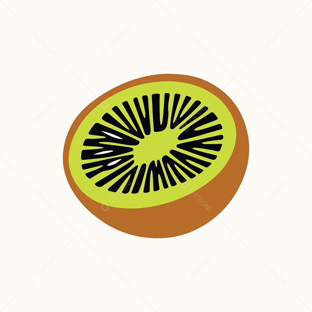 Ícone de Kiwi Ilustração Vetor EPS