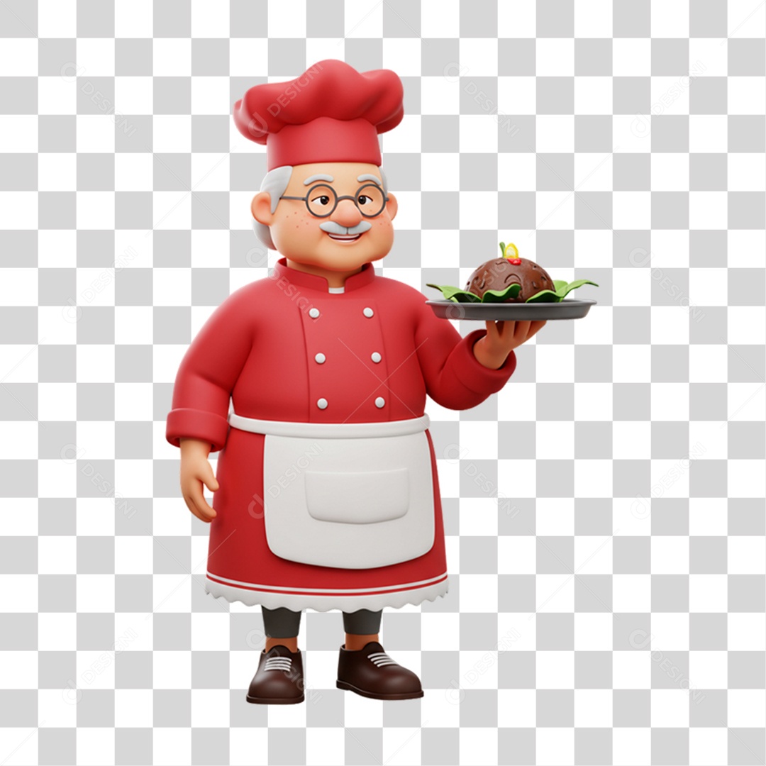 Personagem Homem Mexicano com Comidas Típicas da Região PNG Transparente